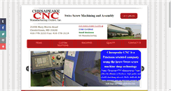 Desktop Screenshot of chesapeakecnc.com